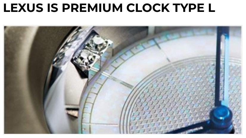 Lexus IS Premium Clock Type L.png